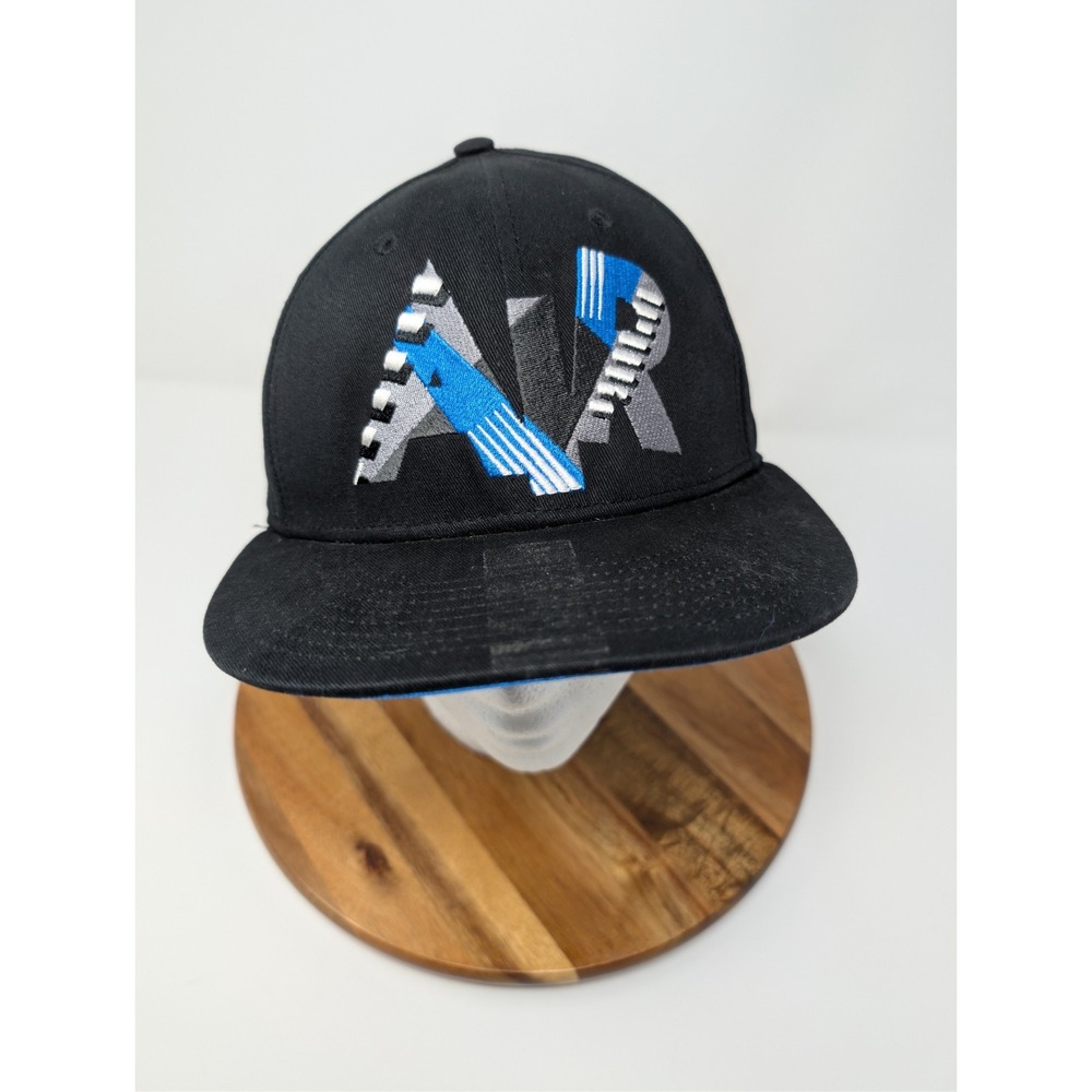 Nike True Air Hat Cap Snapback Blue Black Check Embroidered Retro Letters Adjust
